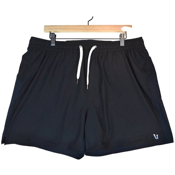 Vuori Other - Vuori Course Run Shorts Men's XXL Black Blue Athletic Lined Gym Lounge